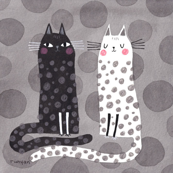 POLKA DOT PARTNERS _Cats _  Creatif ©Terry Runyan - Creatif License