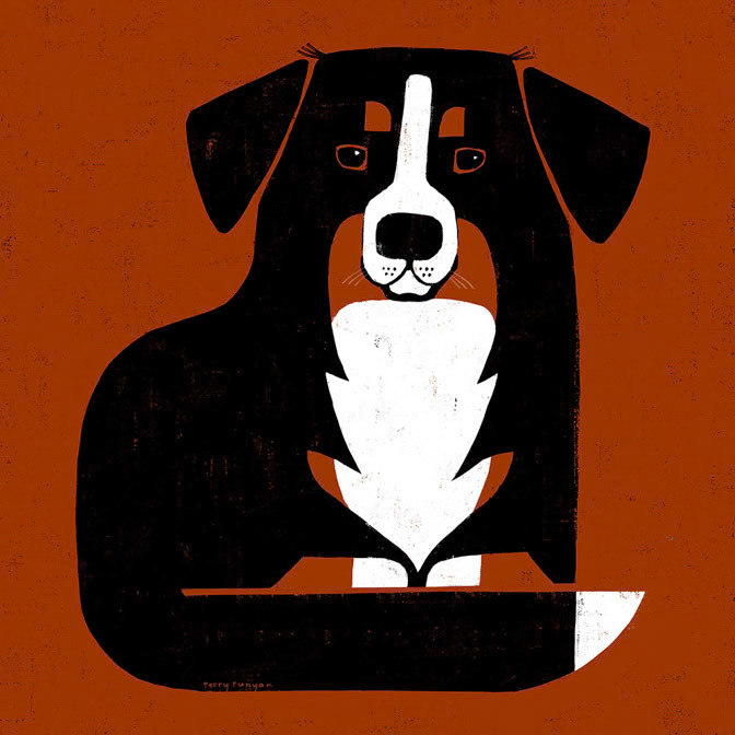 BERNESE MOUNTAIN DOG - Terry Runyan - Creatif _Dog _  Creatif ©Terry Runyan - Creatif License