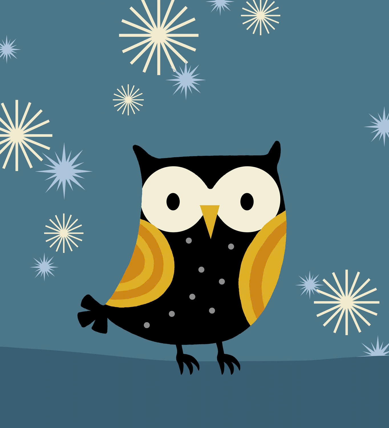 SH_Bird_939-BlackAndGoldOwl ©Steve Haskamp - Creatif License