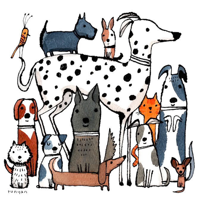 NATIONAL DOG DAY _Cardiau _  Creatif ©Terry Runyan - Creatif License