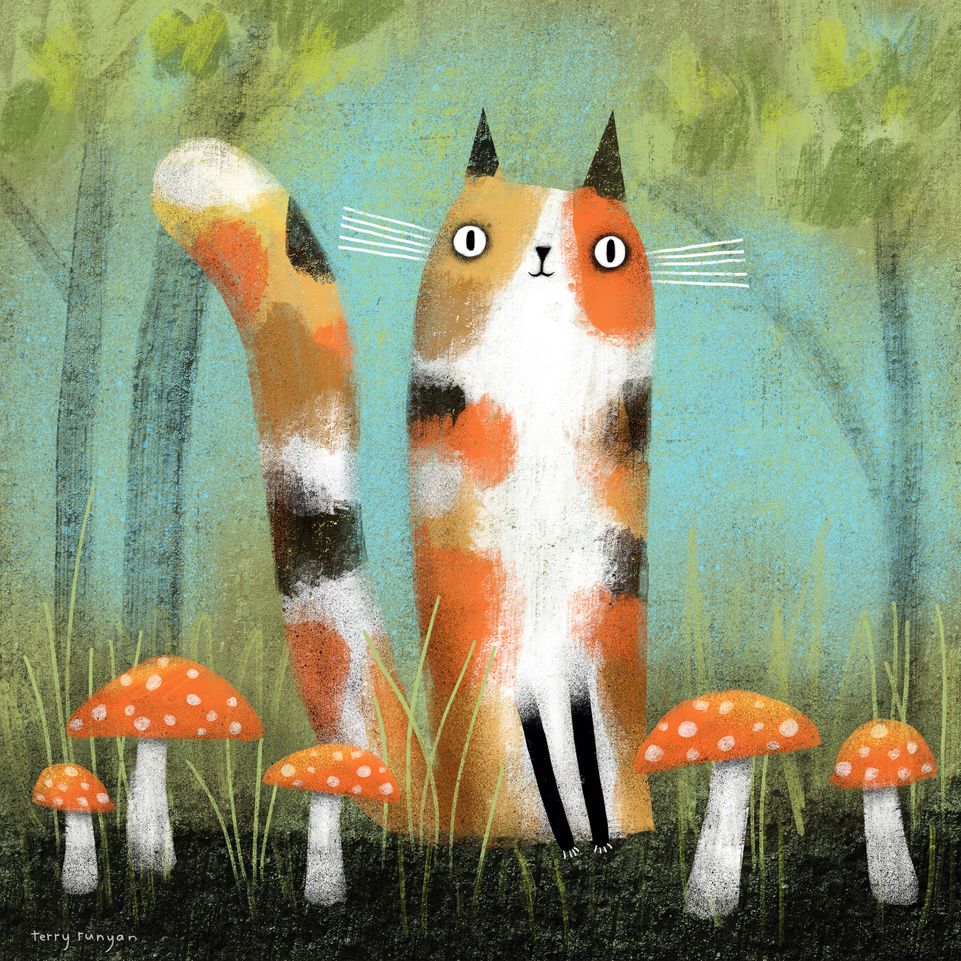 MUSHROOM LOVER ©Terry Runyan - Creatif License