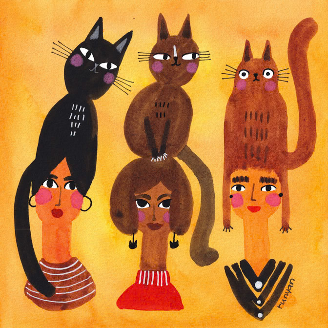 RIDING HIGH _Cat Hair _  Creatif