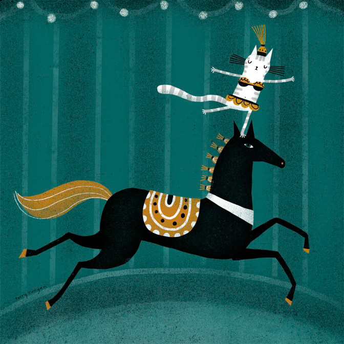 CIRCUS CAT ON HEAD 100dpi _Animals _  Creatif