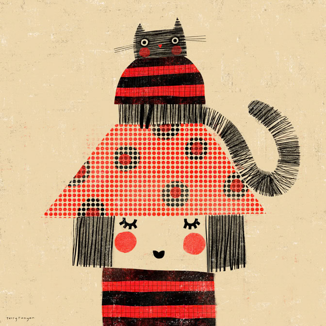 CAT - HAT 300dpi Terry Runyan - Creatif _Cats- Maggie _  Creatif ©Terry Runyan - Creatif License
