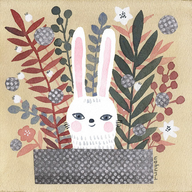 BUNNY ARRANGEMENT - Terry Runyan - Creatif _Bunnies _  Creatif ©Terry Runyan - Creatif License