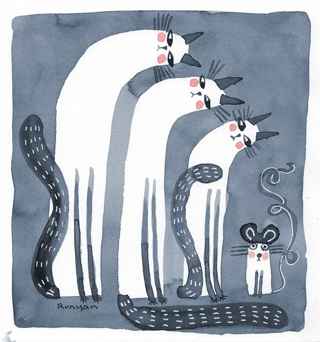 OUTNUMBERED - Terry Runyan - Creatif _Cat- Mouse _  Creatif
