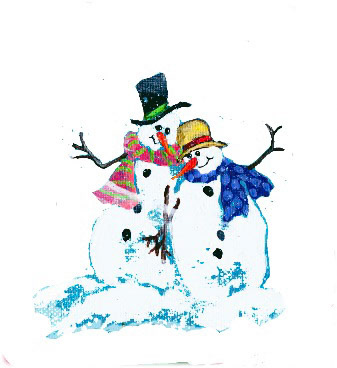 wild and crazy snowmen elements 2