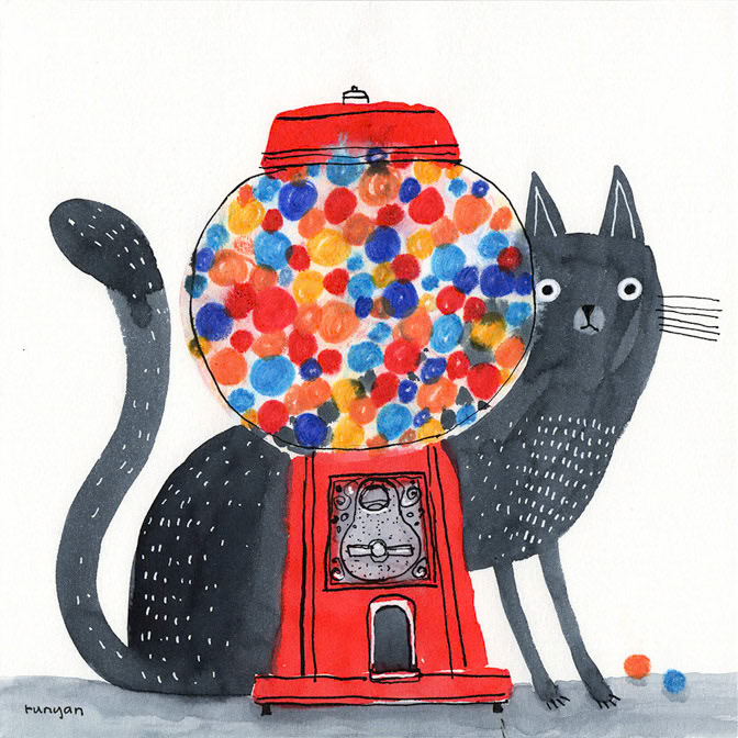 GUMBALL MACHINE - Terry Runyan - Creatif _Cat _  Creatif