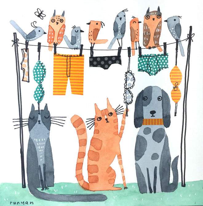 Underwear _Dog _  Creatif ©Terry Runyan - Creatif License