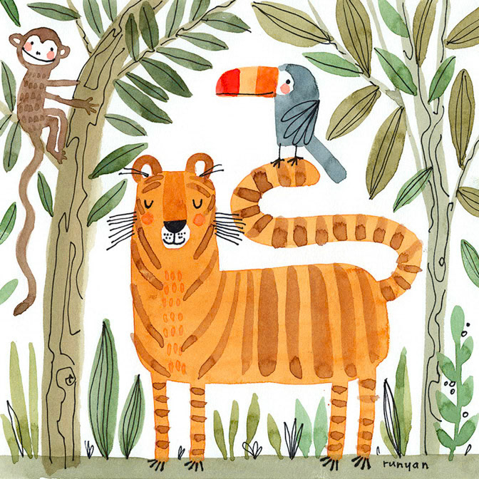 JUNGLE - Terry Runyan - Creatif _Animals _  Creatif ©Terry Runyan - Creatif License