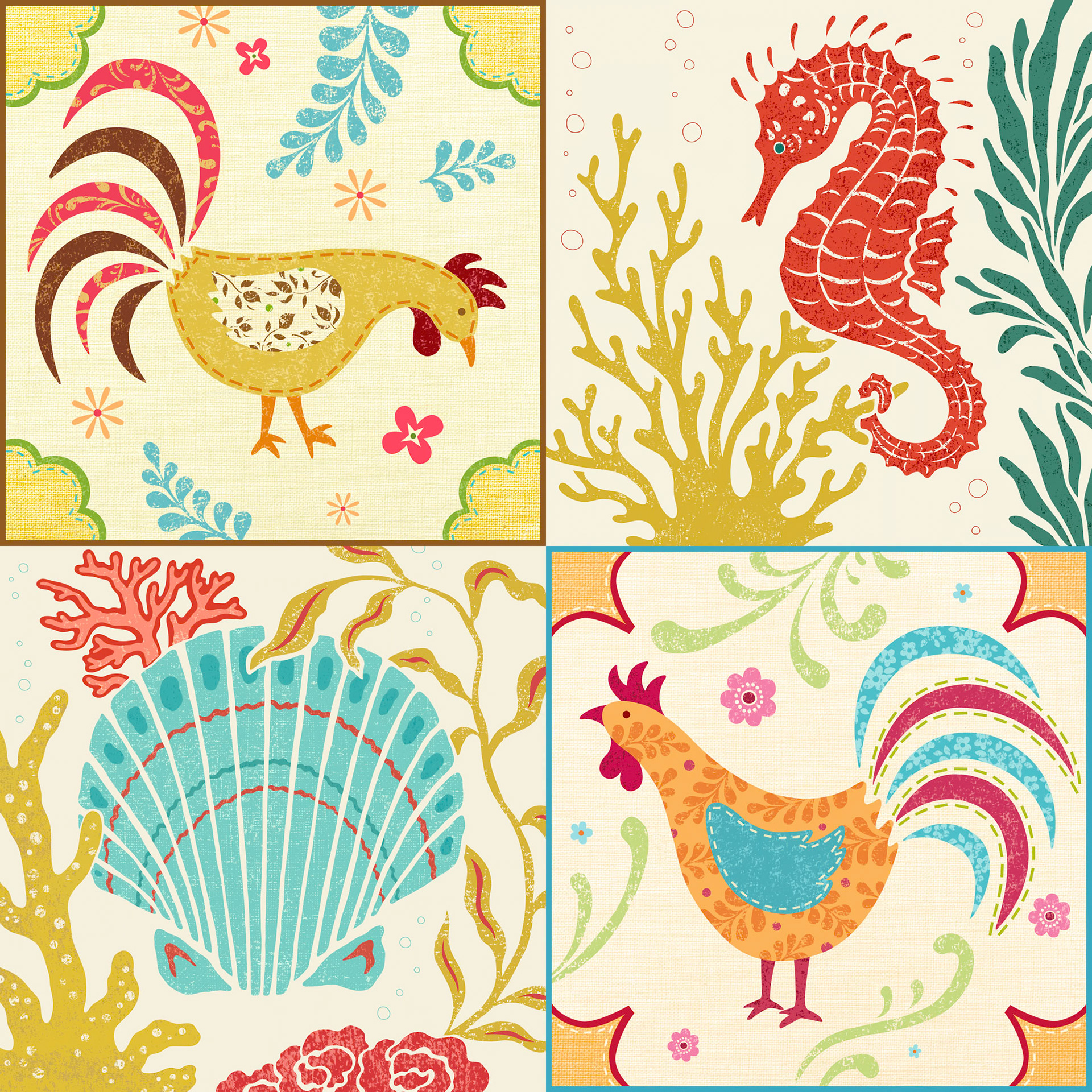 SH_Bird_4up squares3 ©Steve Haskamp - Creatif License