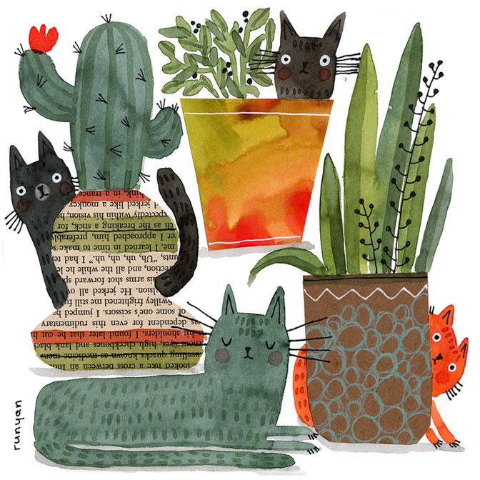 CATUS CATS - Terry Runyan - Creatif _Cat _  Creatif