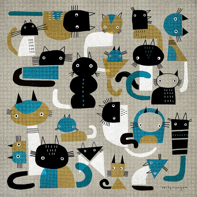20 CAT PATTERN - Terry Runyan - Creatif _Cat _  Creatif