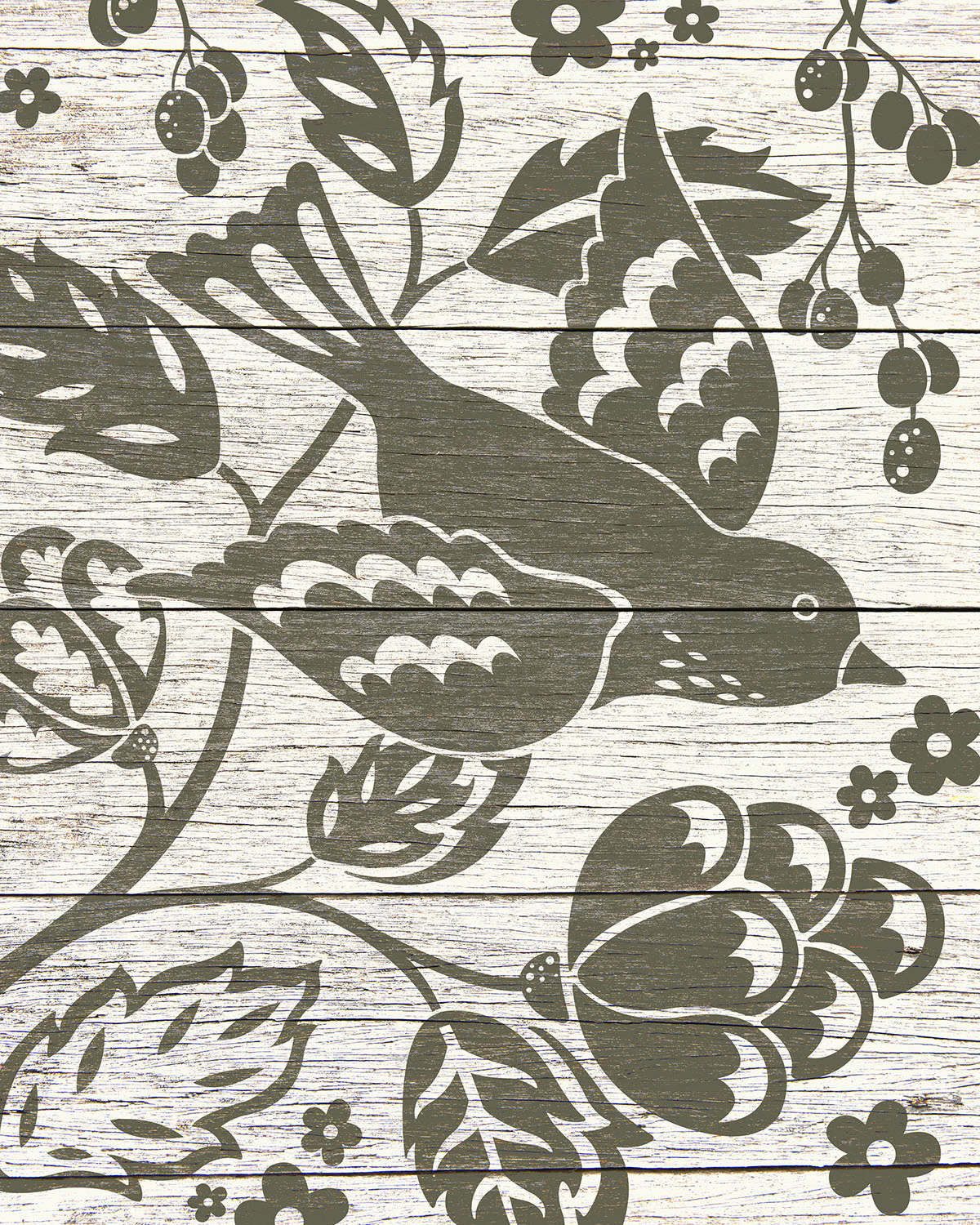 SH_Bird_893_Woodgrain Flying Bird_Creatif ©Steve Haskamp - Creatif License
