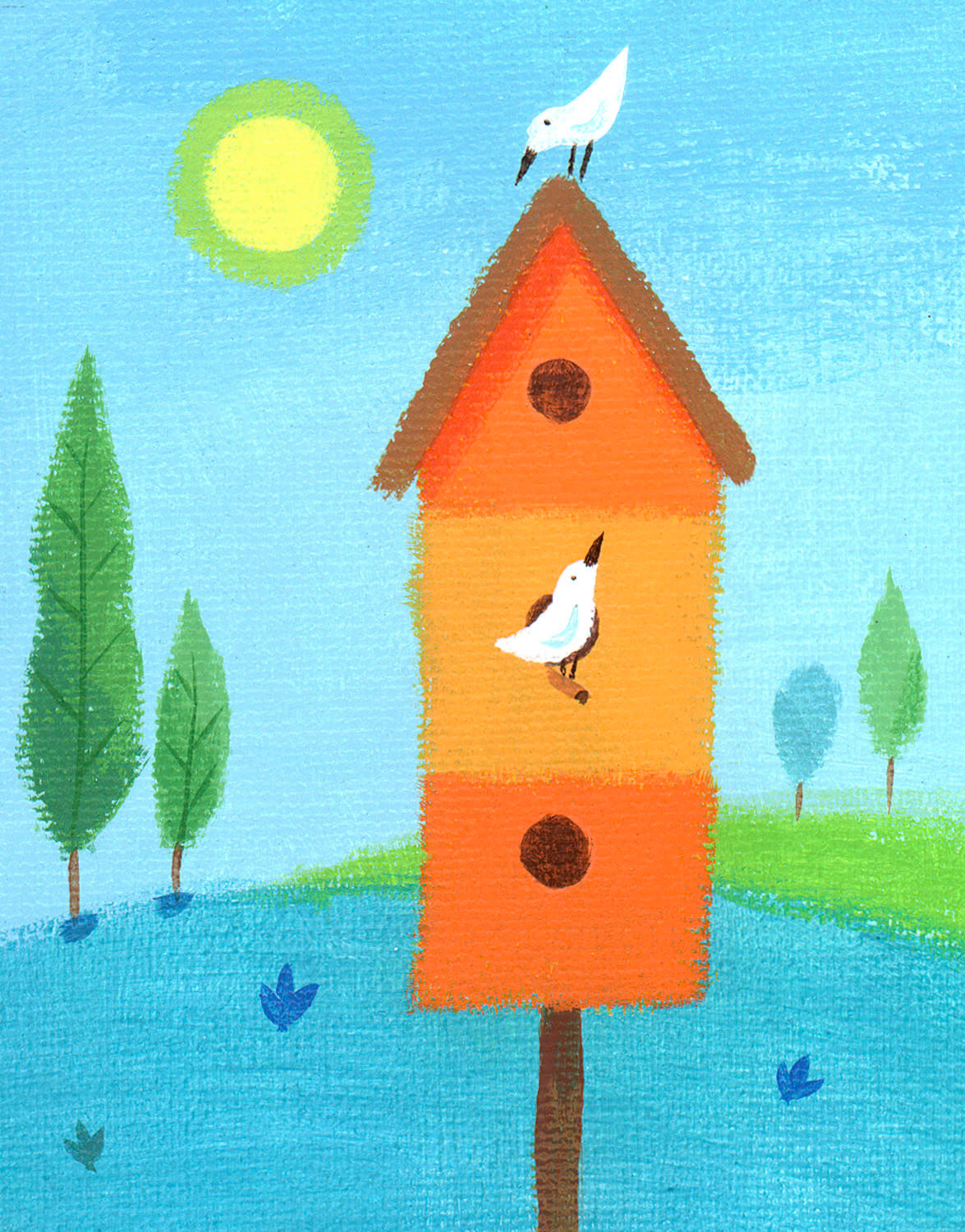 SH_Bird_95-birdhouse-birds ©Steve Haskamp - Creatif License