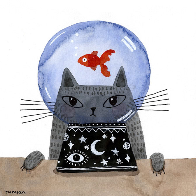 CRYSTAL BALL VISIONS - Terry Runyan - Creatif _Cat- Fish _  Creatif