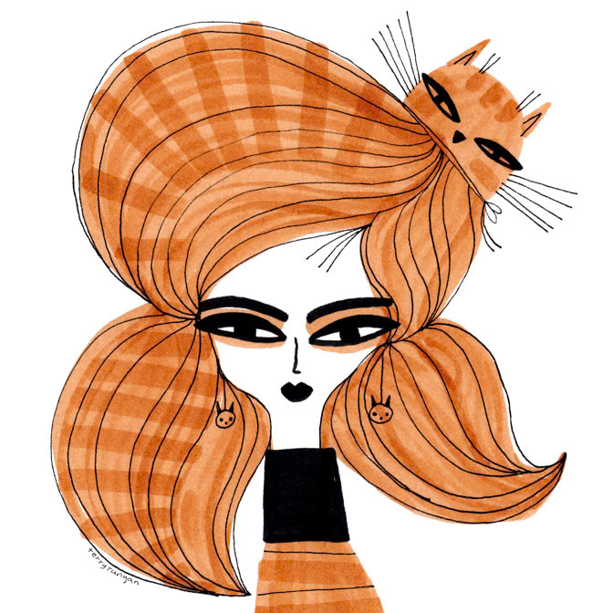 ORANGE TABBY HAIR 300dpi Terry Runyan - Creatif _Cat Hair _  Creatif