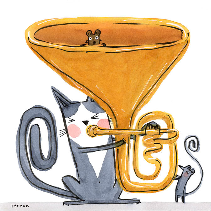 TUBA CAT 1 - Terry Runyan - Creatif _Cat _  Creatif