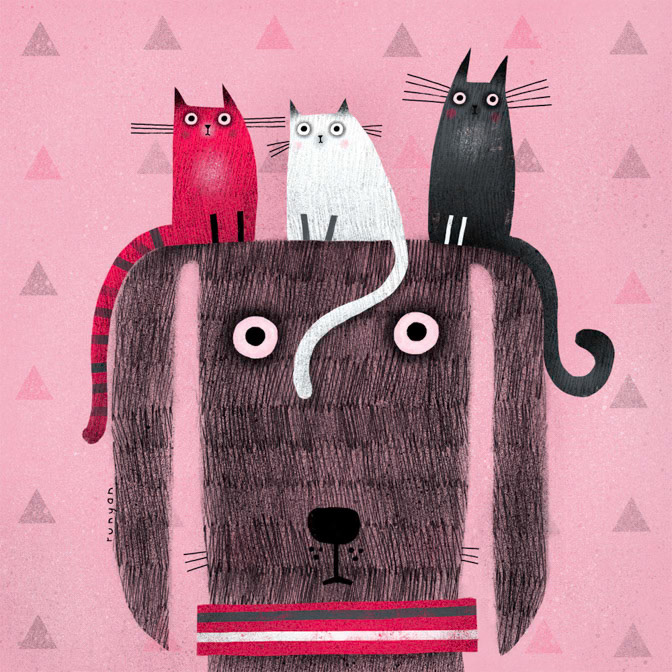 TRI-TOP _Cadg- Cat Dog _  Creatif