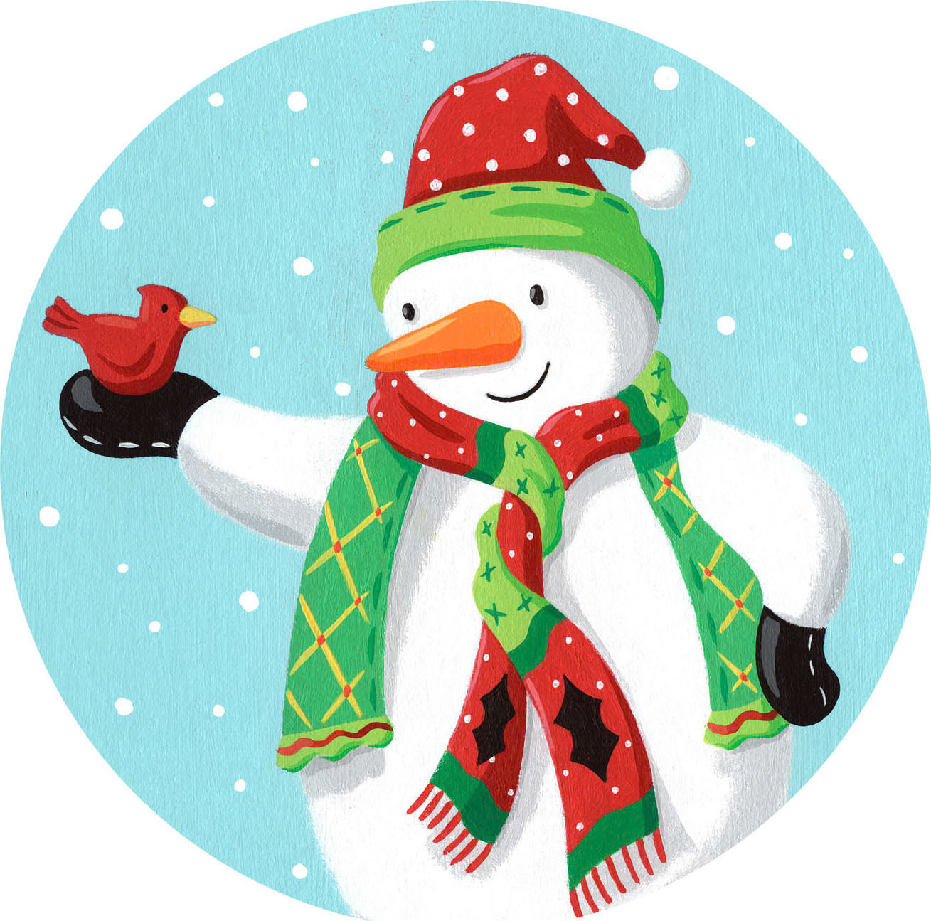SH_Cmas_565SnowmanPlate ©Steve Haskamp - Creatif License