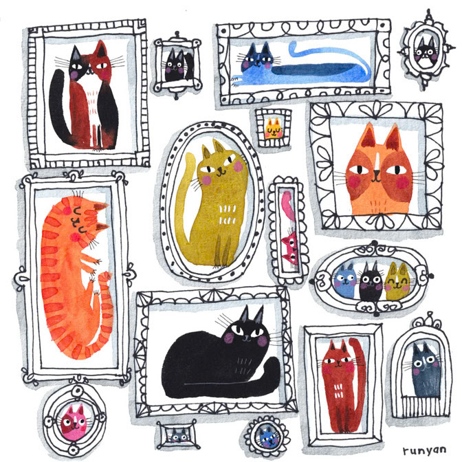 PURR GALLERY _Cats- chairs _  Creatif