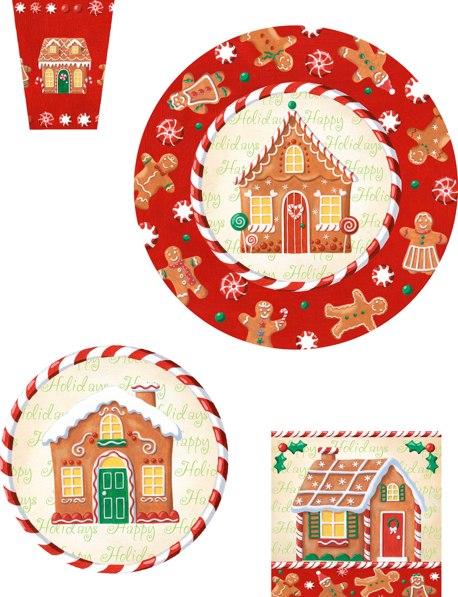 SH_Cmas_1104-1-XmasGingerbreadPartyware ©Steve Haskamp - Creatif License