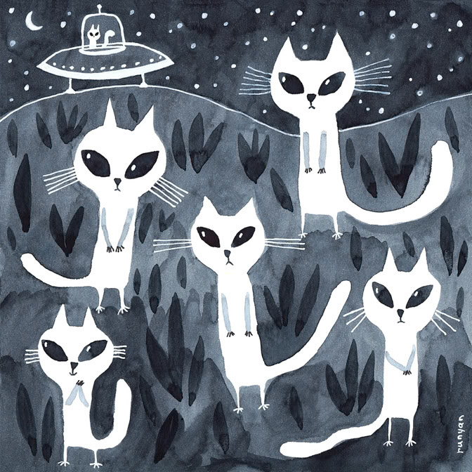 UFO 100dpi _Alien- Cats- Halloween- UFO _  Creatif