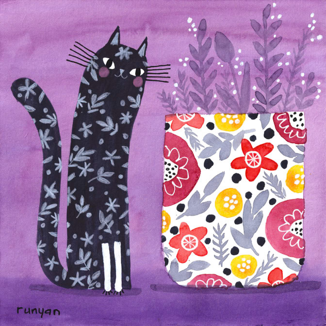 CAT VASE PATTERNS _Cat _  Creatif