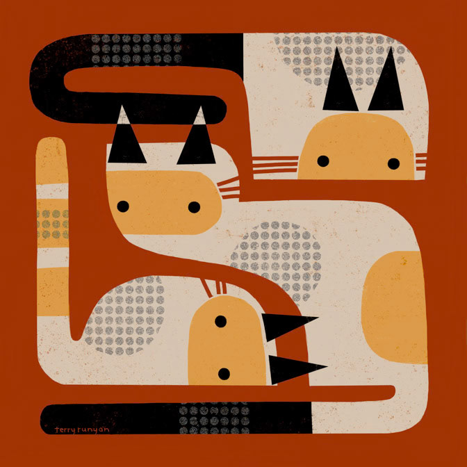 SIMPLE THREE 300dpi Terry Runyan - Creatif _Cat Hair _  Creatif