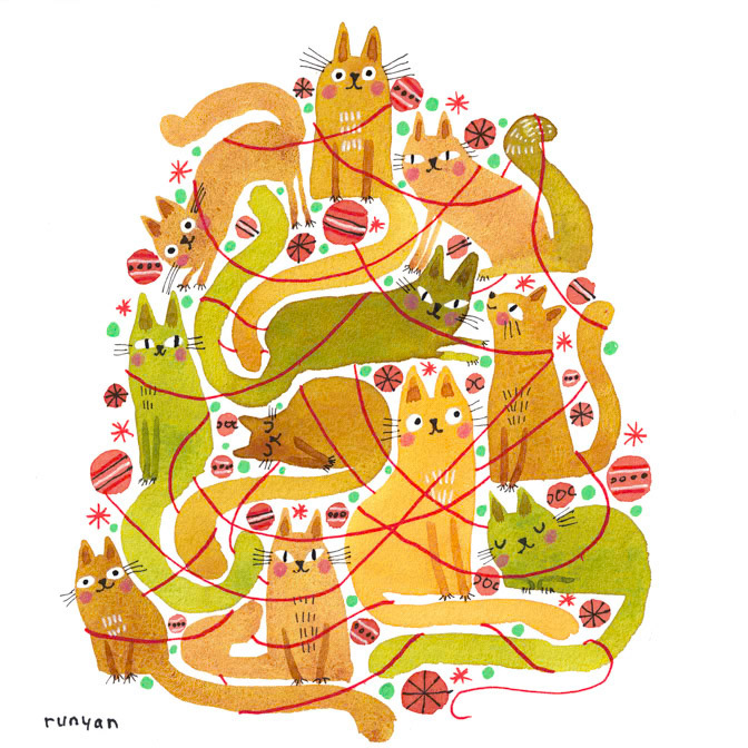 12-08-2022 HOLIDAY CAT TREE _Cat- christmas _  Creatif