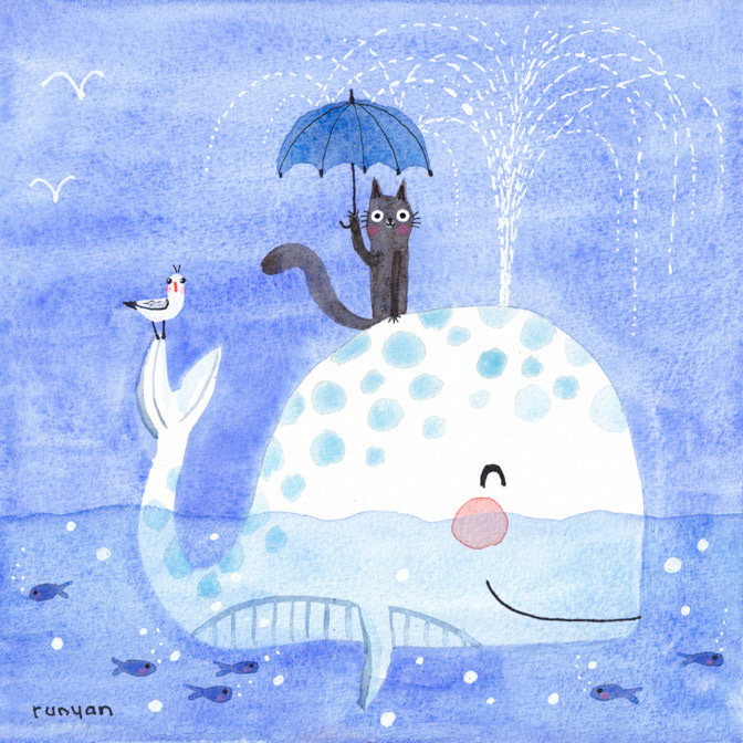WATER FOUNTAIN _Cat- Fish- Umbrella- Whale _  Creatif