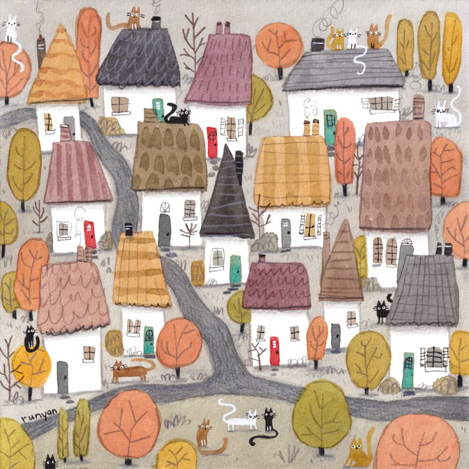 VILLAGE CATS _Cats- House _  Creatif