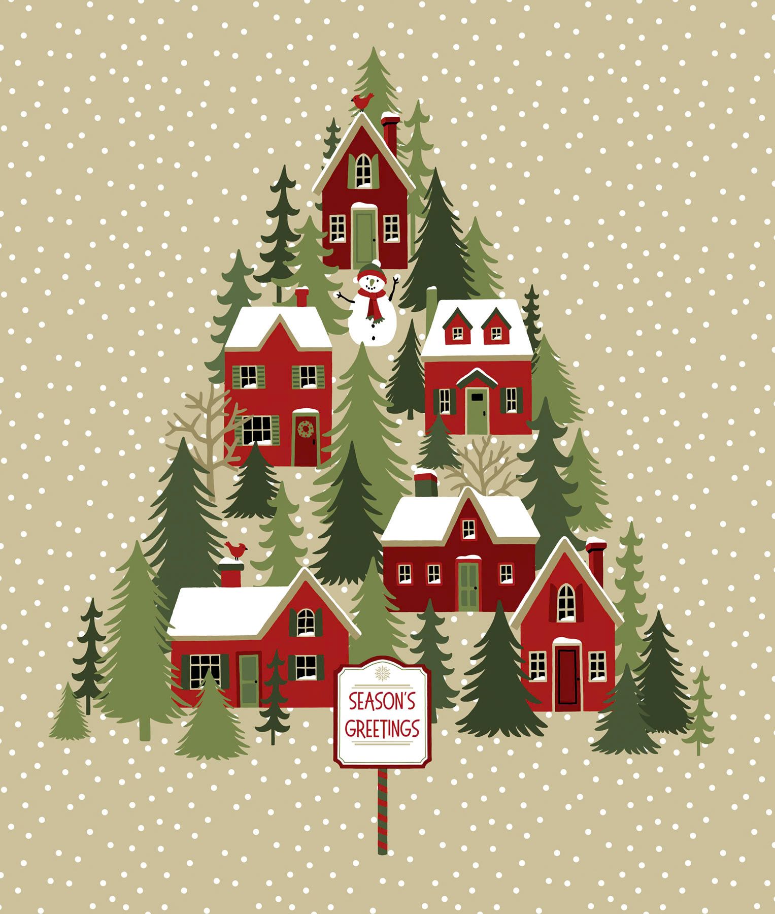 SH_Cmas_2631_Holiday Village in Tree Shape_Creatif ©Steve Haskamp - Creatif License