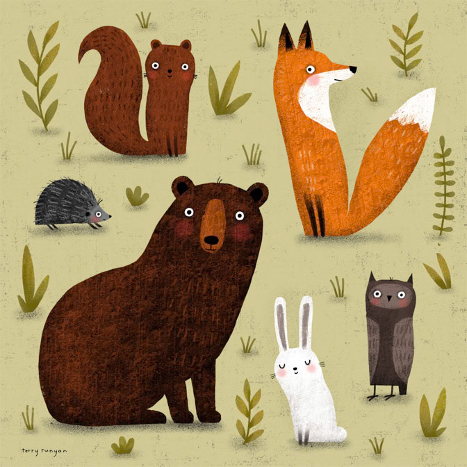 FORREST FRIENDS 3 100dpi _Animals _  Creatif ©Terry Runyan - Creatif License