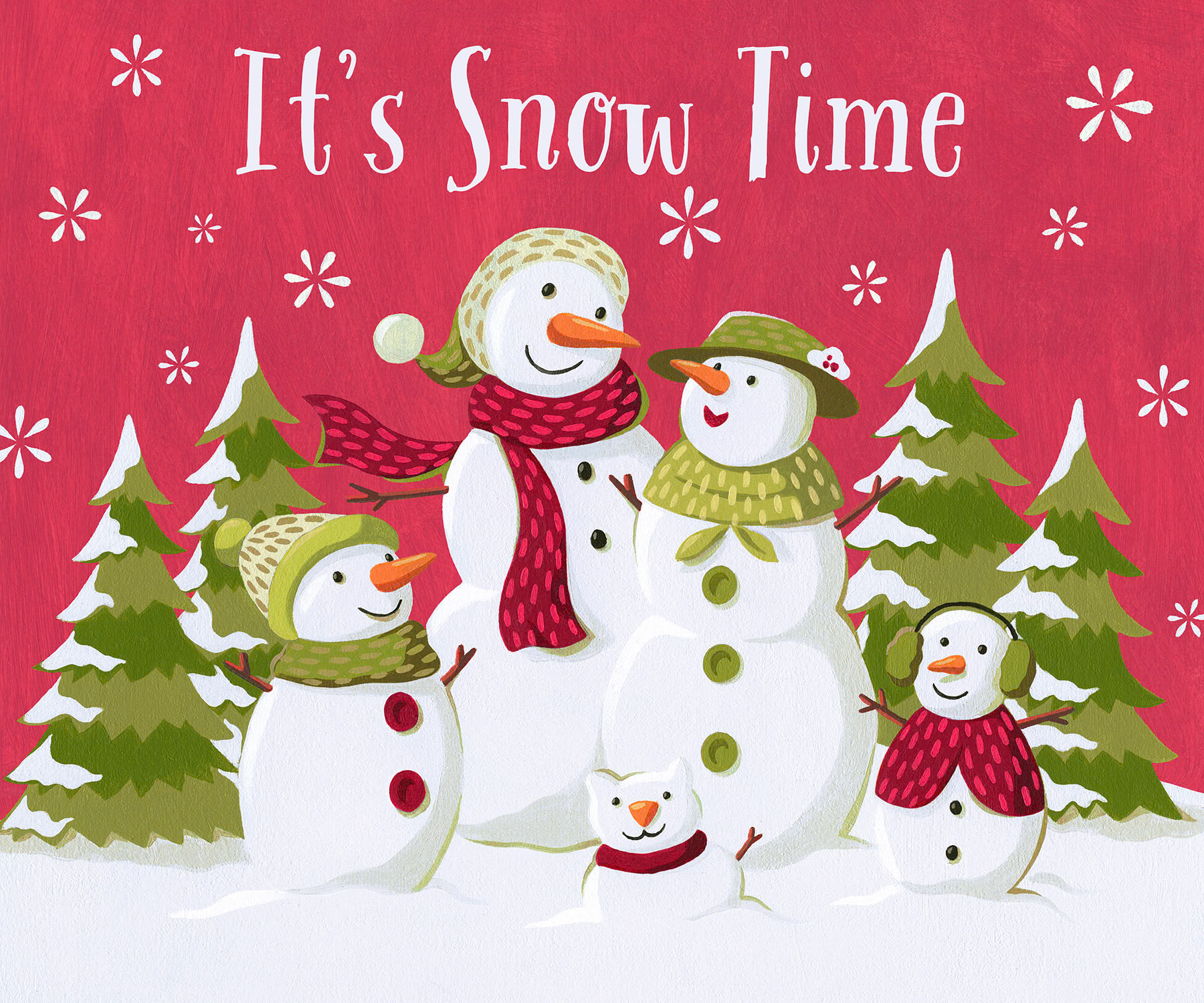 SH_Cmas_480_1_Snowman Family Cropped_Creatif ©Steve Haskamp - Creatif License