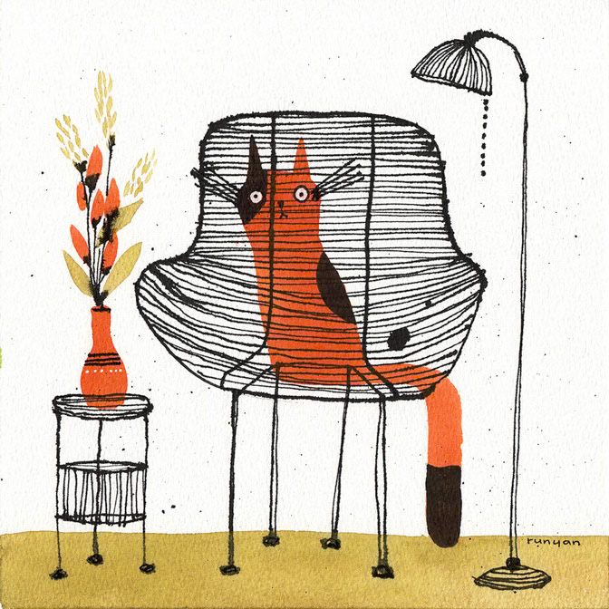 TABLE &amp; CHAIR - Terry Runyan - Creatif _Cat _  Creatif