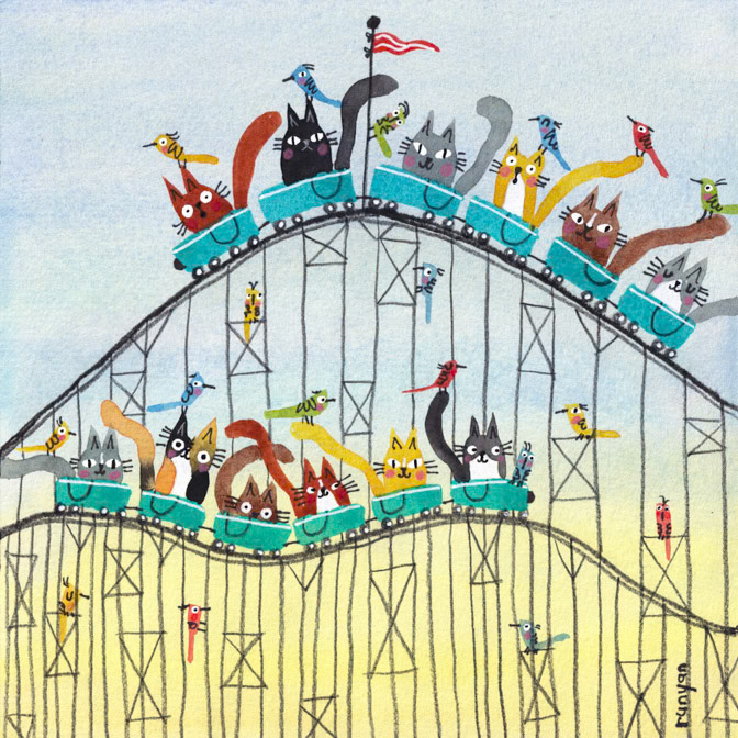 COASTER CATS _Cats- Roller coaster _  Creatif