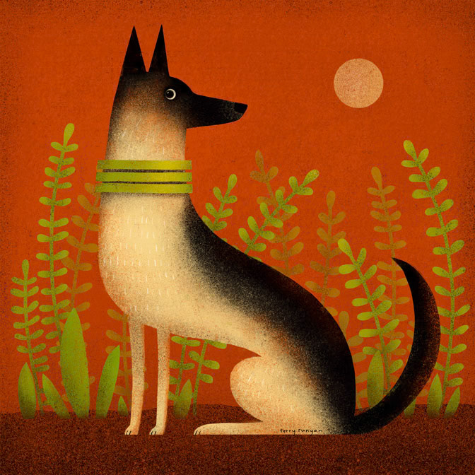 SHEPHERD 100dpi _Dog _  Creatif ©Terry Runyan - Creatif License
