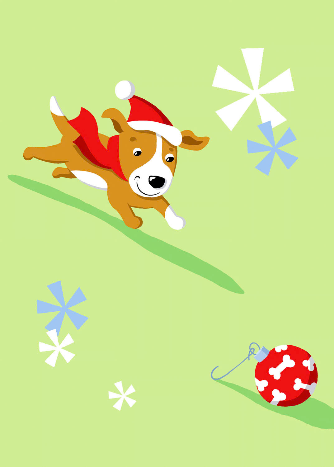 SH_Cmas_374-DogChasingOrnament ©Steve Haskamp - Creatif License