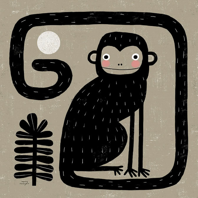 SPIDER MONKEY - Terry Runyan - Creatif _Animals- Monkey _  Creatif ©Terry Runyan - Creatif License