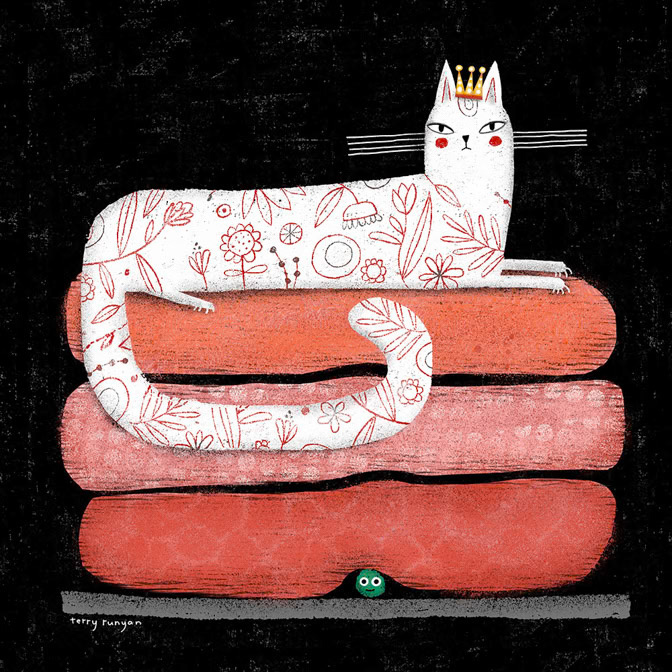 PRINCESS &amp; PEA 12x12 - Terry Runyan - Creatif _Cat _  Creatif