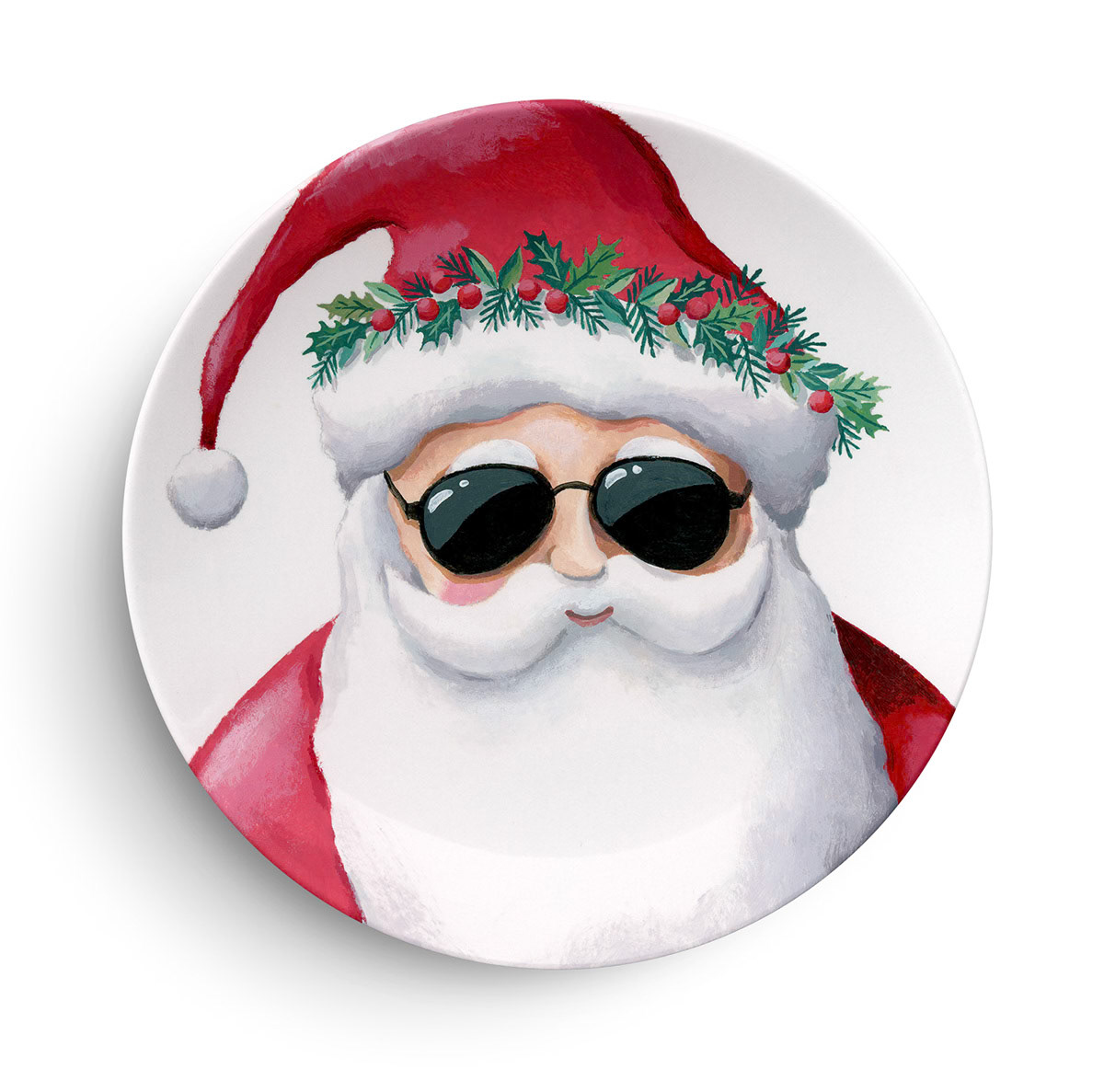 SH_Cmas_2402_1_Santa Sunglasses Plate_Creatif ©Steve Haskamp - Creatif License