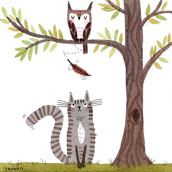 THE FEATHER - Terry Runyan - Creatif _Cat _  Creatif
