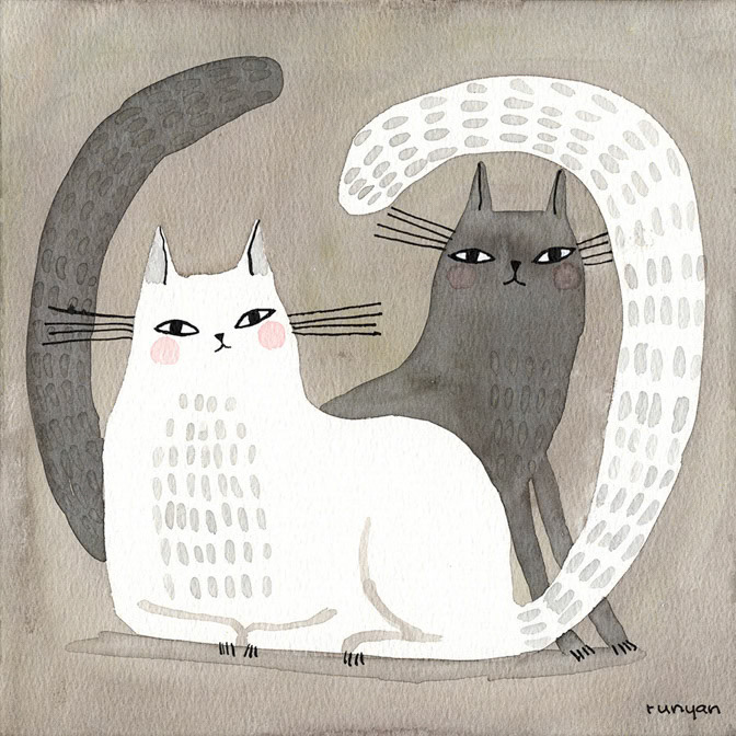 CAT OVERLAP orig - Terry Runyan - Creatif _Cat _  Creatif ©Terry Runyan - Creatif License