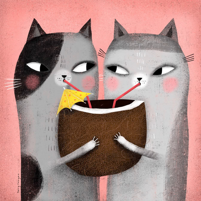 COCONUT CONNECTION 10x10 _Cats _  Creatif