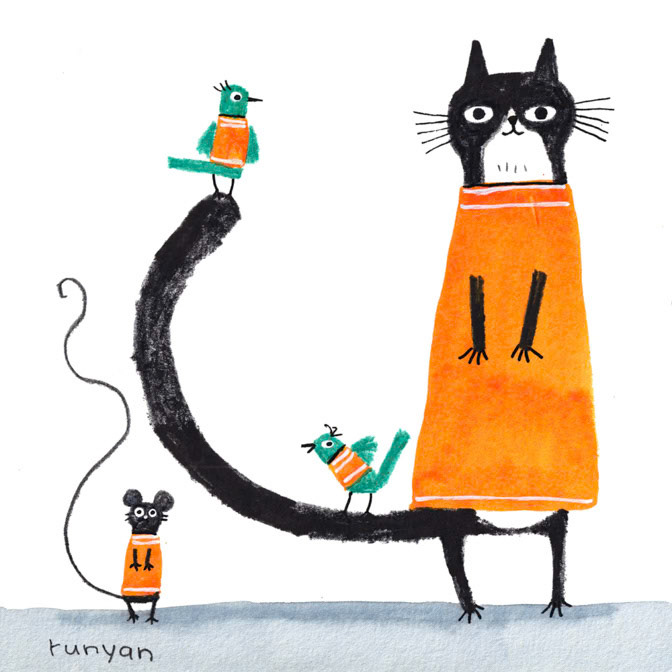 ORANGE SHIRTS _Cats _  Creatif