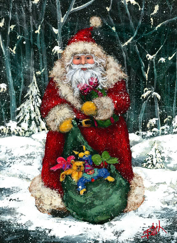 CH730 SANTA card