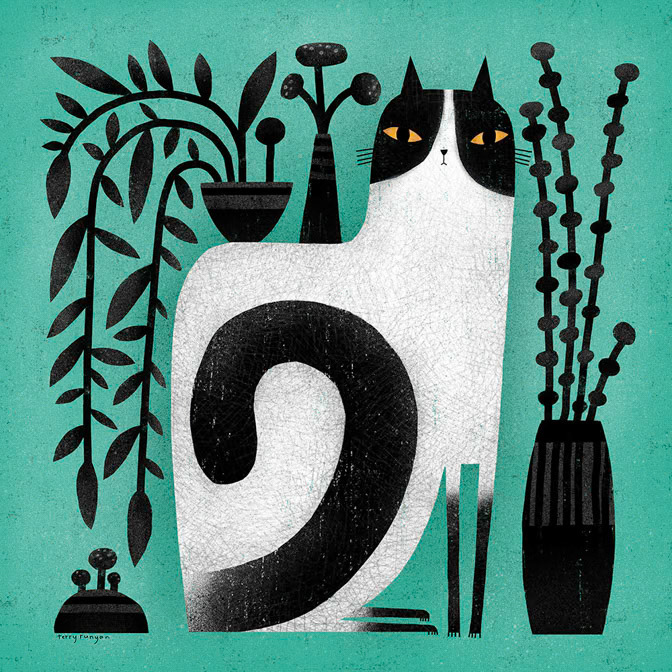 CAT SHELF BACK - Terry Runyan - Creatif _Cat _  Creatif