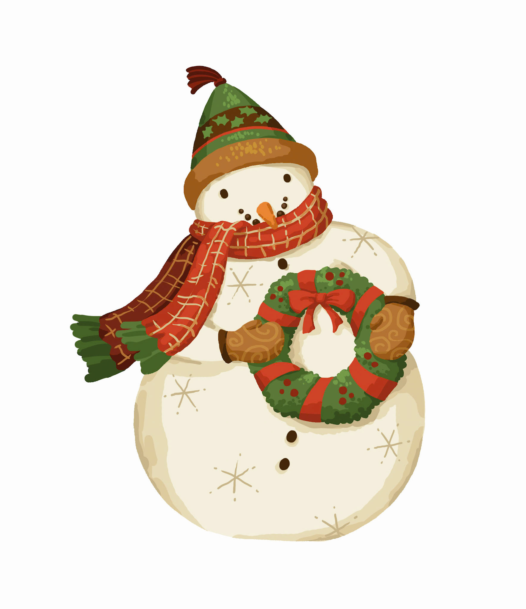 SH_Cmas_SH-1225-Snowman ©Steve Haskamp - Creatif License