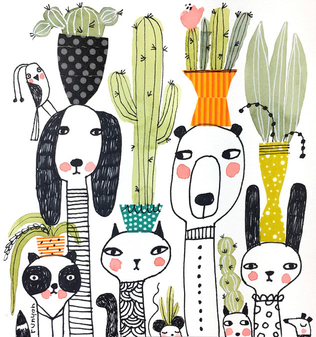 Cactus Characters _Dog _  Creatif ©Terry Runyan - Creatif License